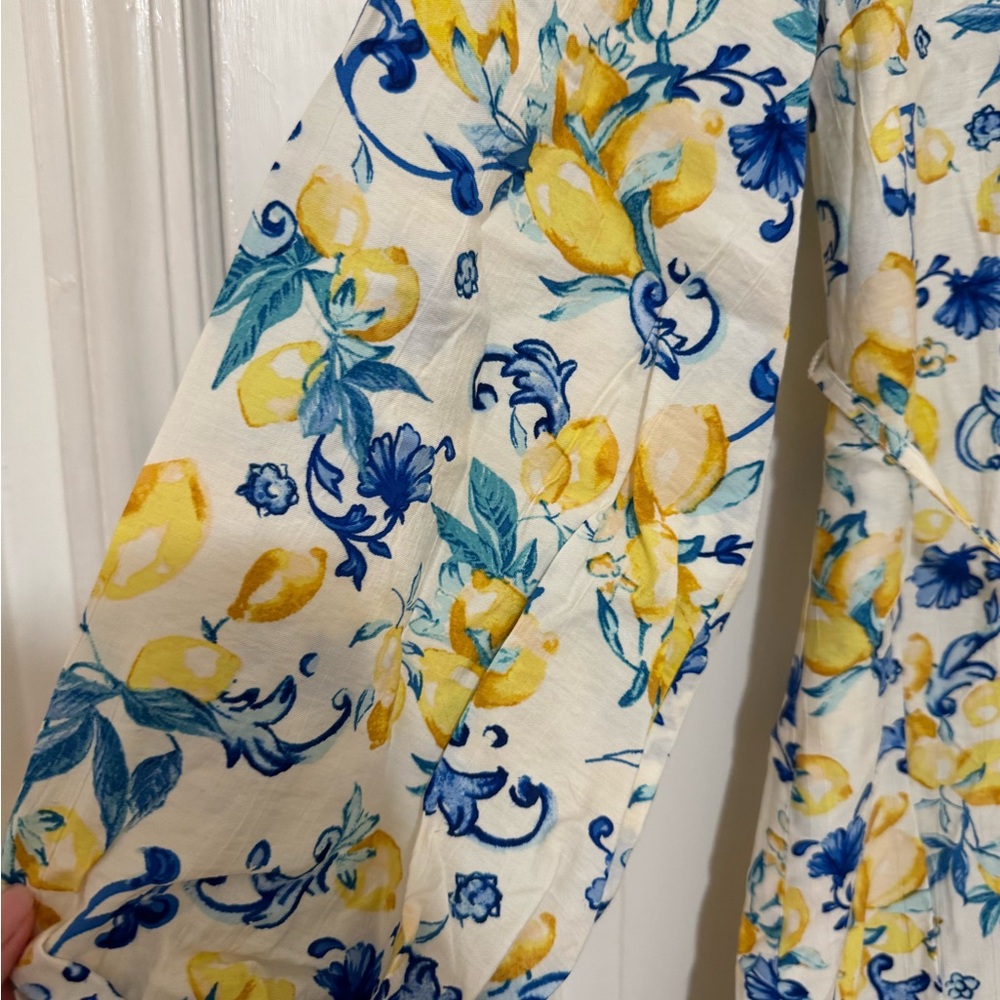 H&M Floral Print Long Sleeve Maxi Dress - Picture 6 of 6